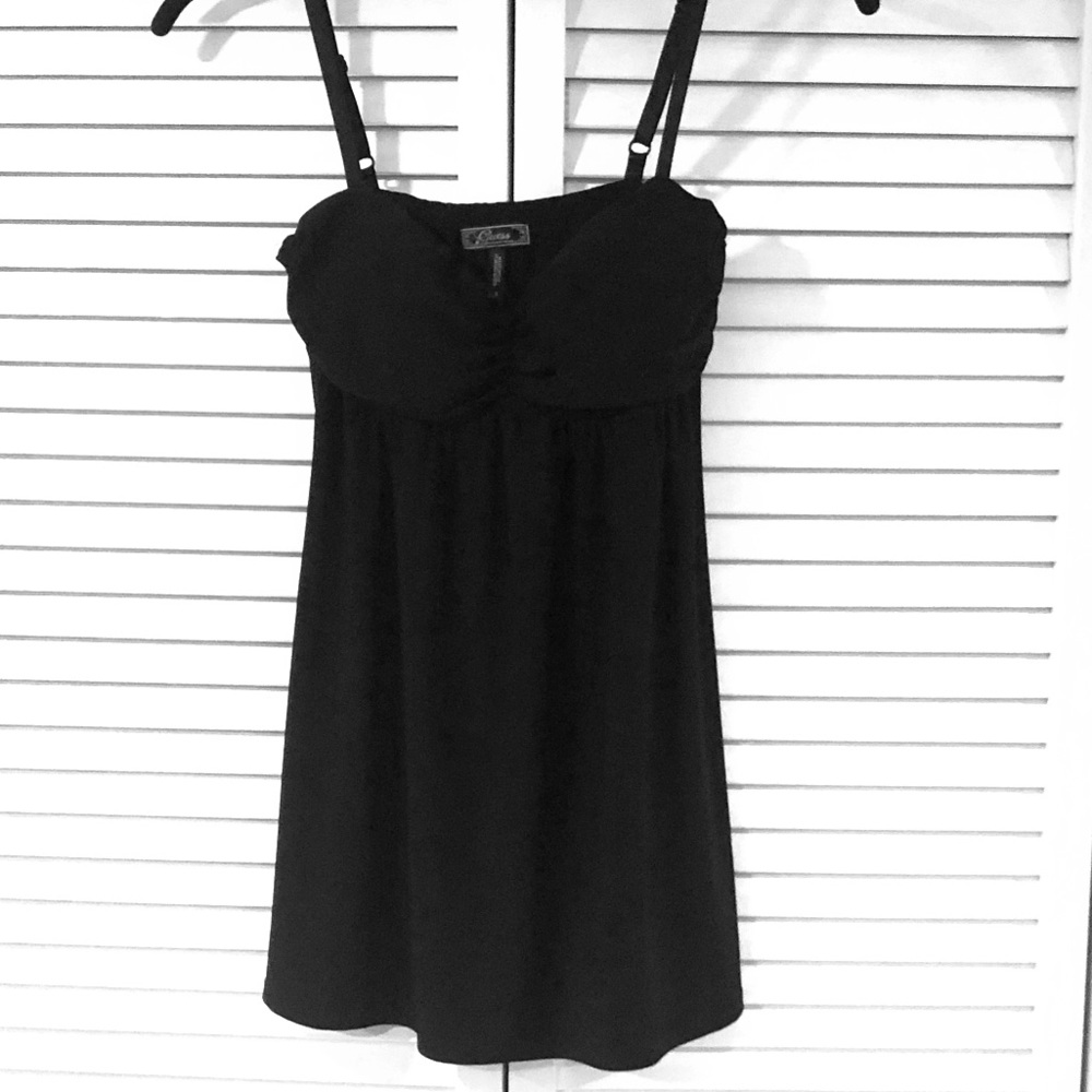 Guess Black Dressy babydoll tank top